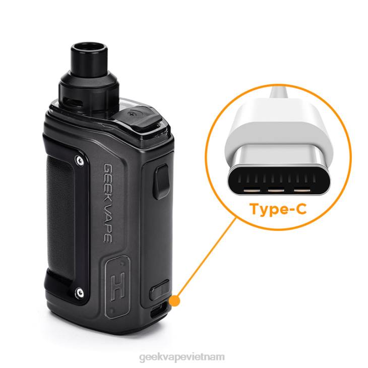 GeekVape Nicotine - bạc GeekVape h45 (aegis hero 2) bộ mod pod 1400mah 4ml 22F2104